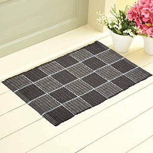 Krazy Decor 100% Pure Cotton 60X40 Door Mat,Bathmat Rug for Home and Office Set of 4 - Home Decor Lo