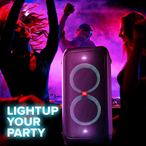 JBL PartyBox 100 Portable Bluetooth Party Speaker with Bass Boost and Dynamic Light Show (160 Watts, Black) (Party Box 100) - Home Decor Lo