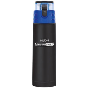 Milton Atlantis-900 Thermosteel Water  Bottle,900 ml,Black - Home Decor Lo