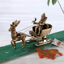 Load image into Gallery viewer, Two Moustaches Brass Santa as Ganesha Showpiece | Home Decor | - Home Decor Lo