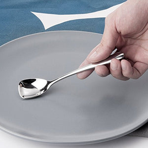 ice cream spoon : FOXAS Stainless Steel Ice Cream Spoons 5.8-inch Set of 6 - Home Decor Lo