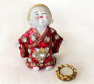 Buddha Monk Handicraft Idol Statue - Home Decor Lo