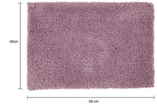 Load image into Gallery viewer, Amazon Brand - Solimo Premium Anti-Slip Microfibre Bathmat - 60cm x 40cm, Dusty Lilac, Pack of 2 - Home Decor Lo
