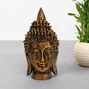 TIED RIBBONS Buddha Tealight Candle Holder with Tray Set for Home Wall Shelf Table Decoration - Home Decor Lo