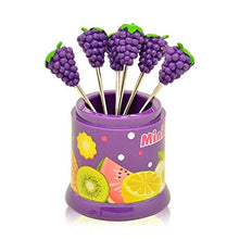 Load image into Gallery viewer, MIR Plastic Stand with 6 Fruit Shape Forks - Home Decor Lo