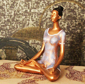 BECKON VENTURE Handicraft Yoga Posture Lady Showpiece for Home, Room Decor, Table Decoration - Home Decor Lo