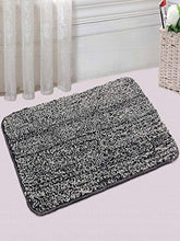 Load image into Gallery viewer, Saral Home Black Soft Microfiber Anti-Skid Bath Mat (Pack of 2, 35x50 cm) - Home Decor Lo