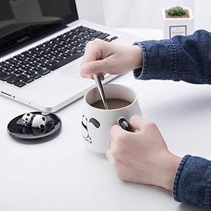 BonZeal 3D Ceramic Shy Fatty Panda Mug Cup Tea Coffee Mug 1 Piece 300ml - Home Decor Lo