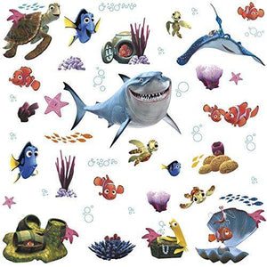 Roommates Plastic Finding Nemo Peel and Stick Wall Decals, Multi Color - Home Decor Lo