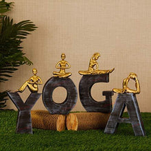 Load image into Gallery viewer, TIED RIBBONS Yoga Lady Showpiece for Home Décor - Wall Shelf Decoration Items for Living Room Bedroom - Gift Items for Anniversary (22.5 X 10 cm) - Home Decor Lo