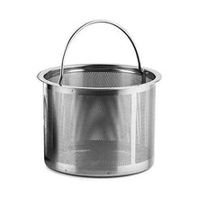 Load image into Gallery viewer, Teabox Bevel Stainless Steel Capsulated Base Tea Kettle with Infuser (Medium, 1L) - Home Decor Lo