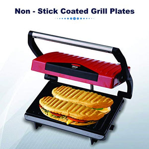Inalsa Sandwich Grill Toaster Toast & Co 750 Watt (Red / Black) - Home Decor Lo