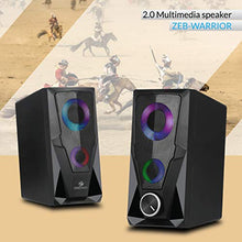 Load image into Gallery viewer, Zebronics Zeb-Warrior 2.0 Multimedia Speaker with Aux Connectivity,USB Powered and Volume Control - Home Decor Lo