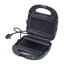 Load image into Gallery viewer, Rossmann Sandwich Toaster with Waffle/Grill/Sandwich 3 Changeable Plates with Open Grill Function (Black) - Home Decor Lo