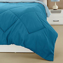 Load image into Gallery viewer, Amazon Brand - Solimo Microfibre Reversible Comforter, Double (Ocean Blue and Mild Blue, 200 GSM) - Home Decor Lo