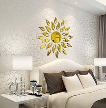 Load image into Gallery viewer, Bikri Kendra - Sun Golden - 3D Acrylic Decorative Mirror Wall Stickers - Home Decor Lo