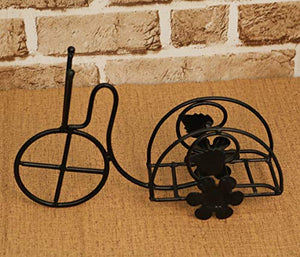 Worthy Shoppee Beautiful Design 1 Compartments Tissue Box & Napkin Holder Rickshaw Design - Home Decor Lo