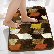 Load image into Gallery viewer, HOKIPO® Microfiber Bath Rugs Mats for Bathroom, 40x60cm, Brown (AR-3493-BR) - Home Decor Lo