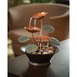 Bits And Pieces As Shown In The Image Indoor Water Lily Water Fountain As Shown In The Image As Shown In The Image - Home Decor Lo