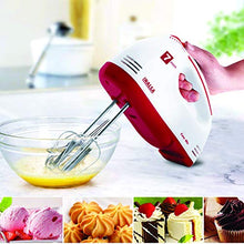 Load image into Gallery viewer, Inalsa Hand Mixer Easy Mix | Powerful 250 Watt Motor | Variable 7 Speed Control | 1 Year Warranty | (White/Red) - Home Decor Lo