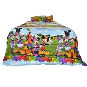 Indian Rack Cotton 220 TC Bedsheet (Multicolour_Single) - Home Decor Lo