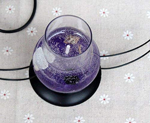 SNOWBIRD® Glass Jelly Candles Stick Lamp (Multicolour) - Home Decor Lo