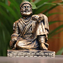 Load image into Gallery viewer, US DZIRE™ 900 Chatrapati Shivaji Maharaj Idols Handcraft Statue for Car Dashboard, Mandir Murti &amp; Office Sculpture Figurines Decorative Showpiece - Home Decor Lo