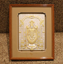 Load image into Gallery viewer, Soni Jewellers 999 Pure Silver Tirupati with 24 Carat Gold Plating Photo Frames for Table Top and Wall Mount - Home Decor Lo