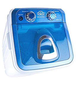 DMR 46-1218 Single Tub Washing Machine with Steel Dryer Basket (4.6 kg, Blue) - Home Decor Lo