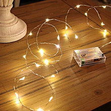 Load image into Gallery viewer, XERGY Battery Powered Copper Wire LED String Fairy Lights for Decoration, Diwali, Christmas Tree Decoration Lights Festival Rice Ferry Light - 10 Meter 100 LED&#39;s - Warm White - Home Decor Lo
