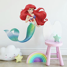 Load image into Gallery viewer, RoomMates RMK2360GM The Little Mermaid Peel and Stick Giant Wall Decals, 1-Pack - Home Decor Lo