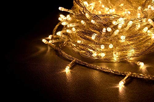 Ein Sof 36 LED Bulbs String Light for Diwali, Flameless & Smokeless LED Lights for Any Festival/Diwali/Christmas/Events/Home Decoration (Yellow Light, 15m) - Home Decor Lo
