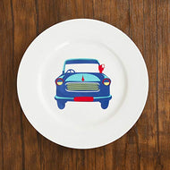 Home Centre Raisa Retro Printed Side Plate - Home Decor Lo