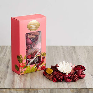 Home Centre Redolance Dried Leaves & Flowers Potpourri Box - Red - Home Decor Lo