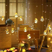 Load image into Gallery viewer, CITRA Indoor Outdoor String Lights Window Curtain Lights with 8 Flashing Modes Christmas Wedding Party Home Garden Shop Decoration Backdrop (8.2 Feet, Wish Ball-Warm White) - Home Decor Lo