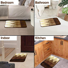 Load image into Gallery viewer, HOKIPO® Soft Microfiber Bath Mats for Bathroom, 40x60cm, Brown (AR-3481-BR) - Home Decor Lo