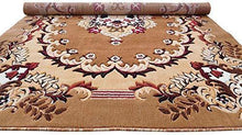 Load image into Gallery viewer, Sweet Homes Acrylic Hand Carved Machine Made Carpet, 5x7 ft (Gold) - Home Decor Lo