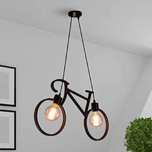 Load image into Gallery viewer, Hanging Ceiling Pendant Light Metal Antique Cycle Shape for Home Decor - Home Decor Lo