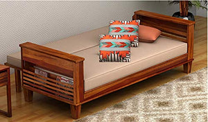 Craftatoz Sheesham Wood 2 Seater Sofa Set Furniture for Living Room | Wenge Finish - Home Decor Lo