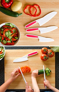 StarPack Home Nylon The Perfect Kids Lettuce Kitchen Knife, Bonus 101 Cooking Tips - Set of 3 Piece - Home Decor Lo
