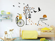 Load image into Gallery viewer, Amazon Brand - Solimo Wall Sticker for Living Room(Ride through Nature, ideal size on wall: 140 cm x 100 cm),Multicolour - Home Decor Lo