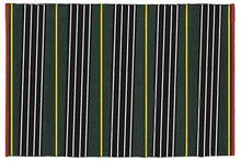 Load image into Gallery viewer, Home Candy Elegant Striped Cotton Blend Rug - 48&quot;x72&quot;, Blue and Brown - Home Decor Lo