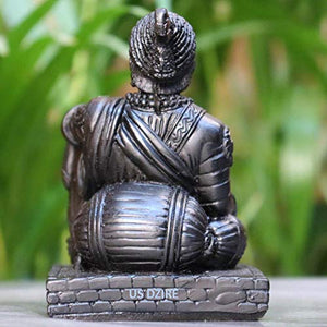 US DZIRE™ 901Chatrapati Shivaji Maharaj Idols Handcraft Statue for Car Dashboard, Table,Puja ghar,mandir murti & Office Figurines Decorative Showpiece - Home Decor Lo