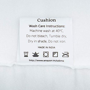 Amazon Brand - Solimo Microfibre Filled Cushion,16x16 Inch, Set of 5 - Home Decor Lo