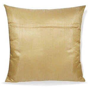 Czar Home Cream Beige Golden Cushion Covers 16X16 Set of 5 - Home Decor Lo