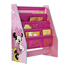 Load image into Gallery viewer, Disney Wooden Minnie Mouse Sling Bookcase, Pink - Home Decor Lo