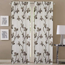 Load image into Gallery viewer, Queenzliving Mayfair Curtain, Door 7 feet- Pack of 2, Grey - Home Decor Lo