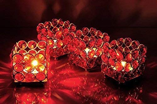 obbi Crystals Candle hollder Pack of 4 - Home Decor Lo