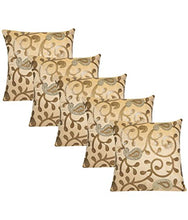 Load image into Gallery viewer, Velvet Cushion Covers Set of 5 Abstract Embroidered Floral Design with Work - Home Decor Lo
