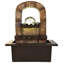 Load image into Gallery viewer, Indiana Craft Polyfiber Water Fountain (Brown_25.4 X 21 X 17.8 Cm) - Home Decor Lo